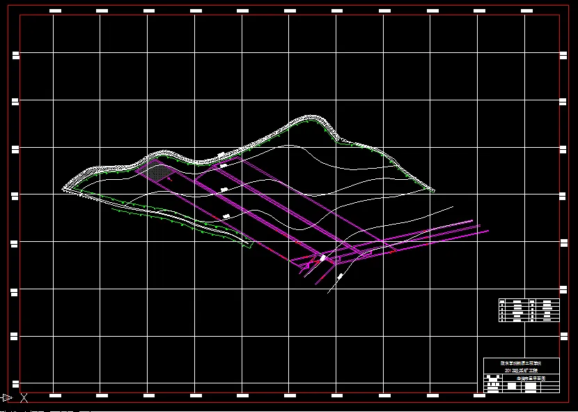 巷道布置平面图