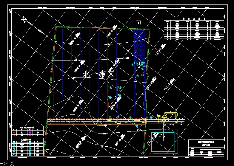 巷道布置平面图