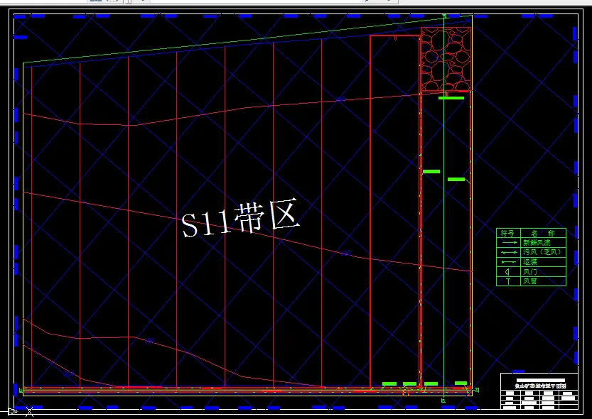 巷道布置平面图