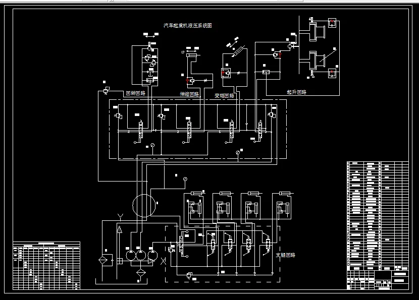 B623-某型号汽车起重机液压系统设计
