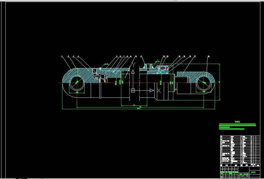 B723-消防车登高平台液压缸设计