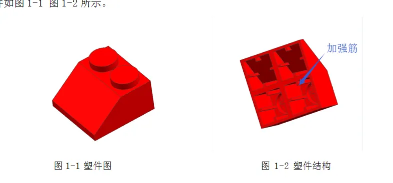 B738-四孔斜面积木塑料模具设计[含UG三维图]