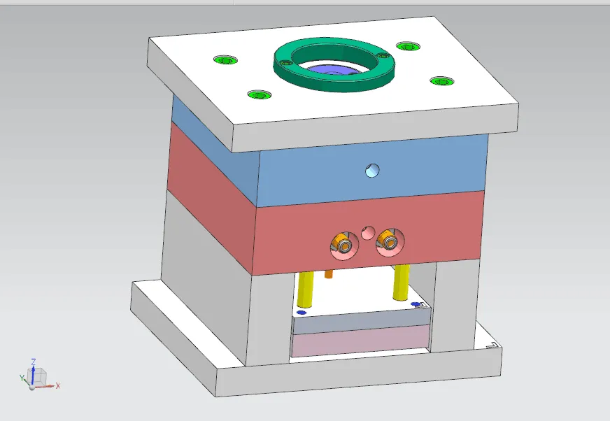 B739-拉链头注塑模具设计[含UG三维图]