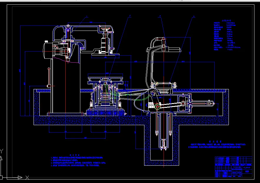 B749-翻台式震压造型机设计