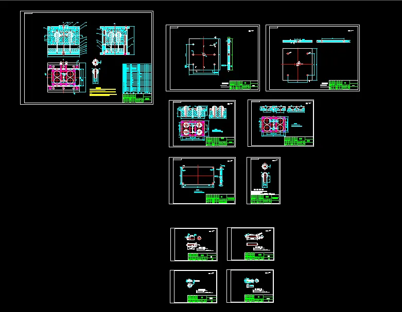 全部11张CAD图纸