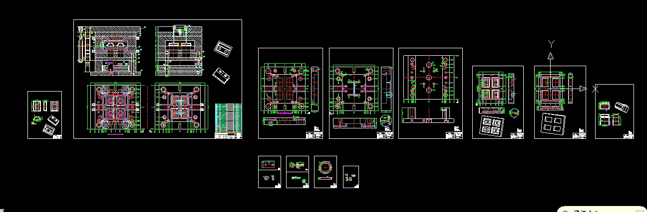 全部12张cad图纸