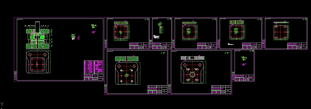 落料模具设计9张图