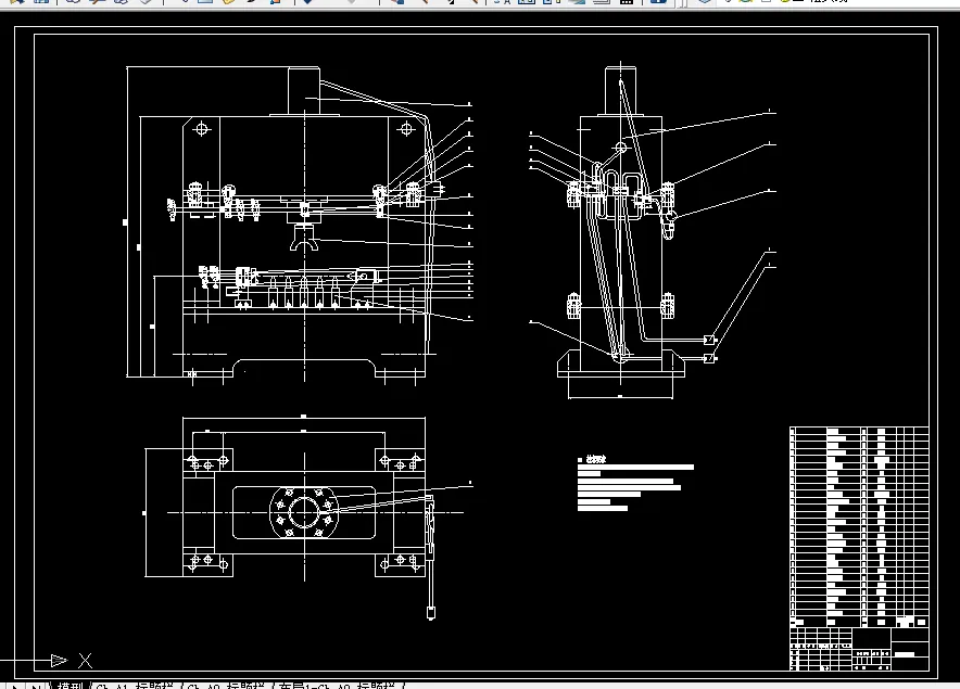 B915-100kN门式校直机设计