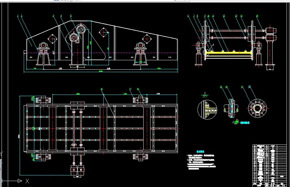 C036-双驱动同步振动筛的结构设计