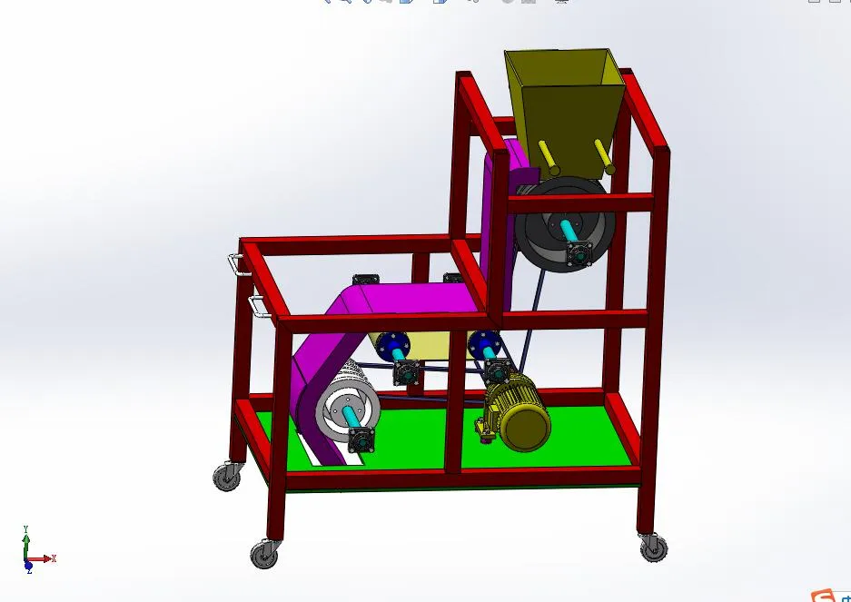 C204-核桃剥壳机设计[含SW三维图]