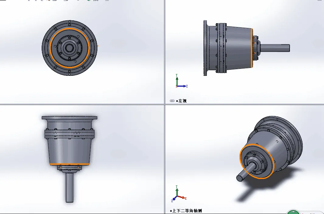 C238-渐开线行星齿轮传动设计[含SW三维图]