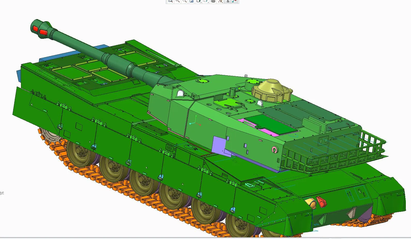 C266-玩具坦克的外形与传动系统设计[含Proe三维图一份]