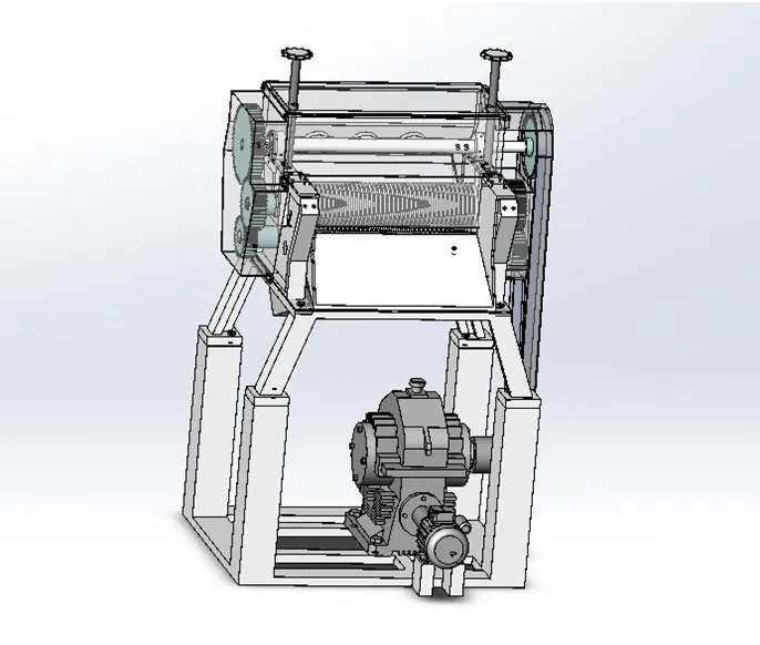 C409-甘蔗榨汁机的设计[含SW三维图]