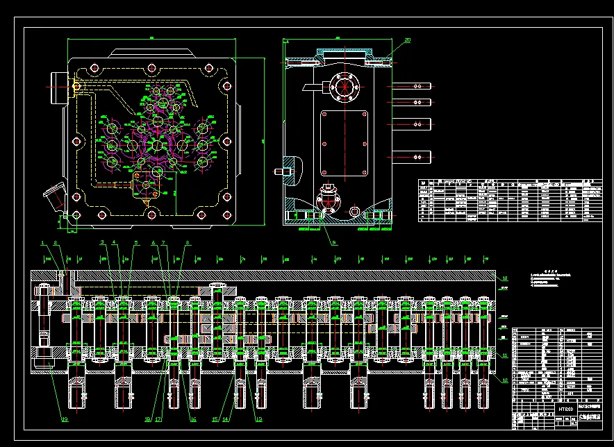 左多轴箱装配图 A0