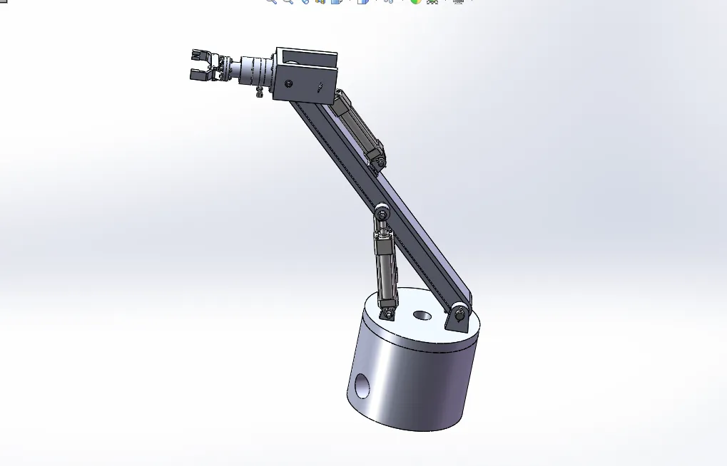 C452-R175柴油机机体自动加工线上多功能液压机械手设计