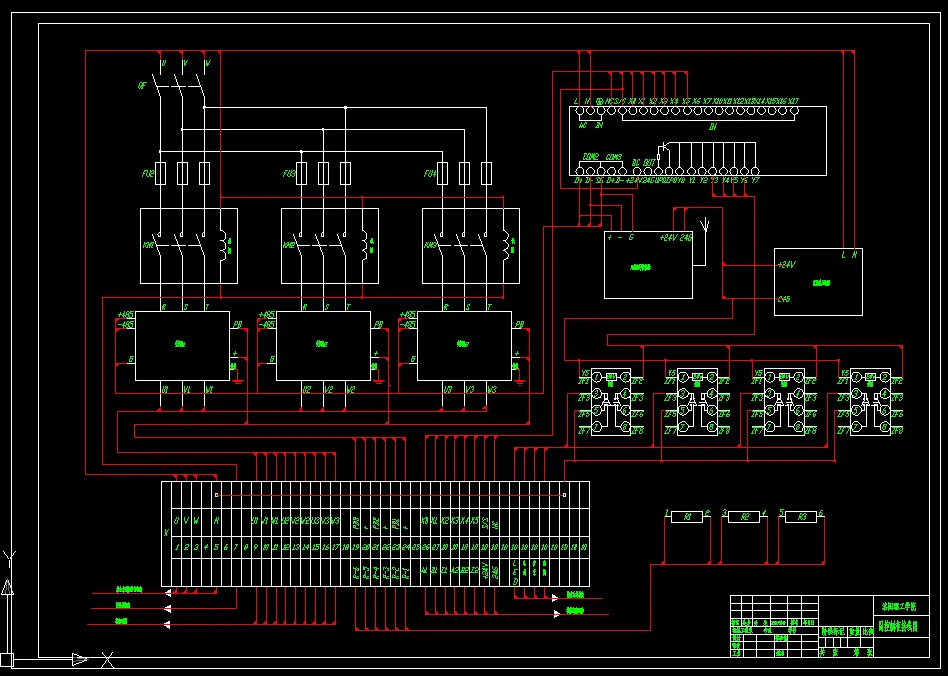 副控制柜接线图