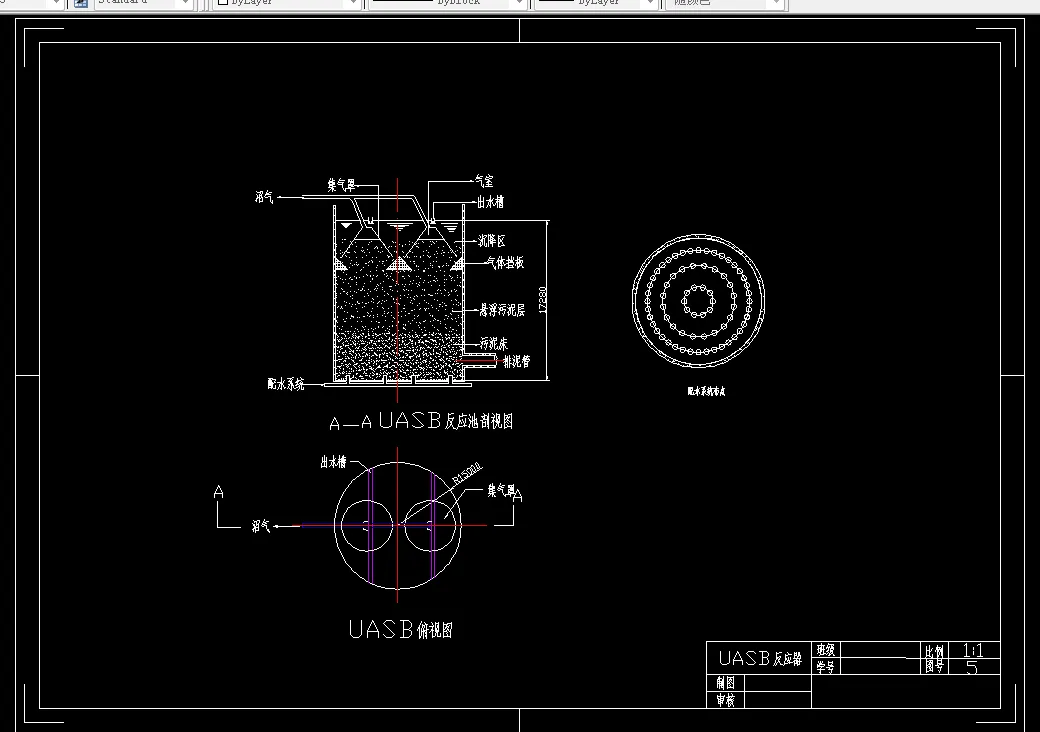 C540-20000m3d UASB-SBR工艺处理造纸中段废水处理设计