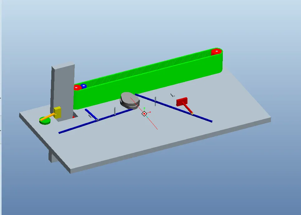 C573机械原理课程设计-香皂包装机构设计[含Proe三维图]