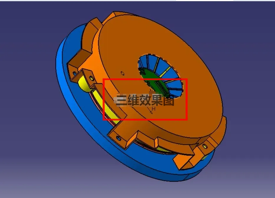 C581-帕杰罗速跑3.0手动档离合器设计225-4500[含Catia三维图]