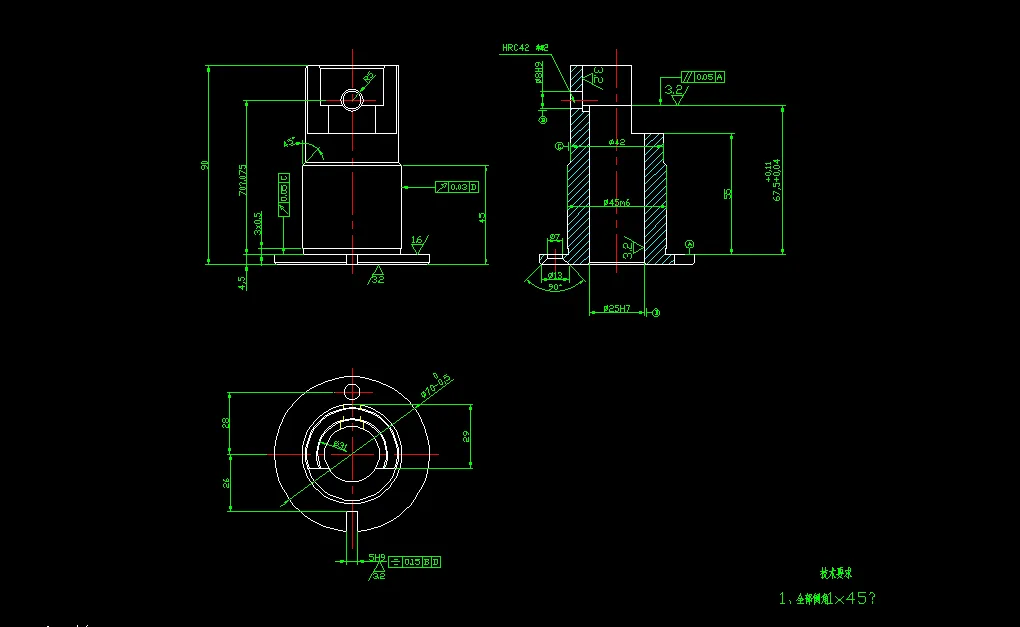 V212-CA6140车床套加工工艺及钻侧面Ф8孔夹具设计