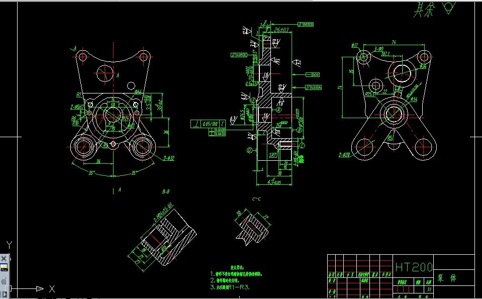 T111-泵体零件工艺规程及工装设计-2套夹具【钻孔+铣右端面】