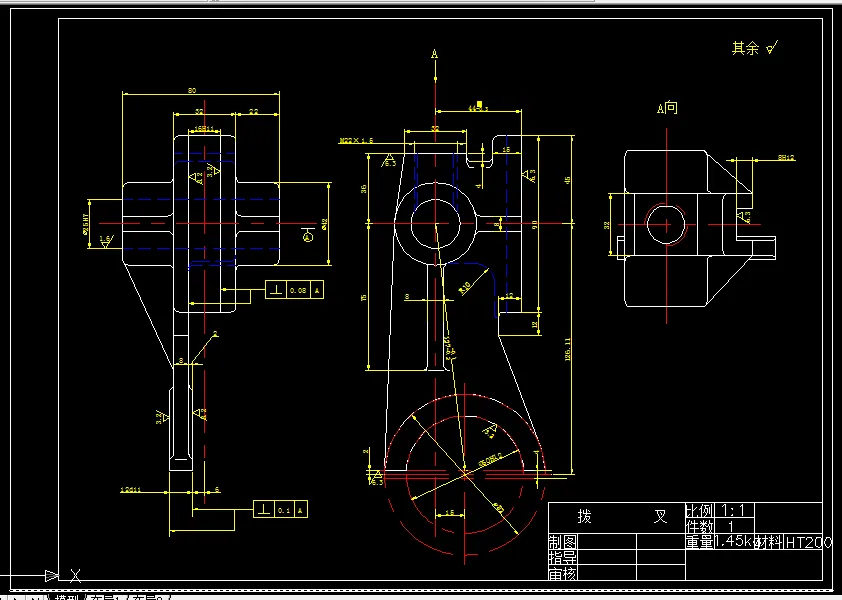 V588-CA6140车床拨叉[831002]工艺及钻φ25孔夹具设计