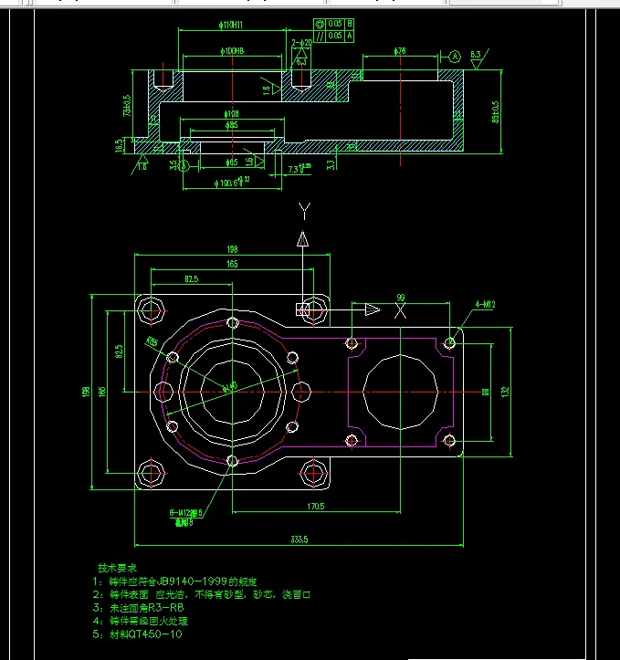 KS456-阀腔的加工工艺及钻10-M12螺纹孔夹具设计