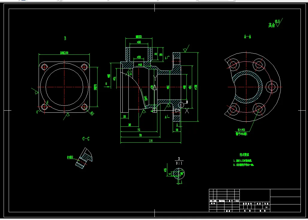 S369-阀体零件钻4-M12螺纹的夹具设计