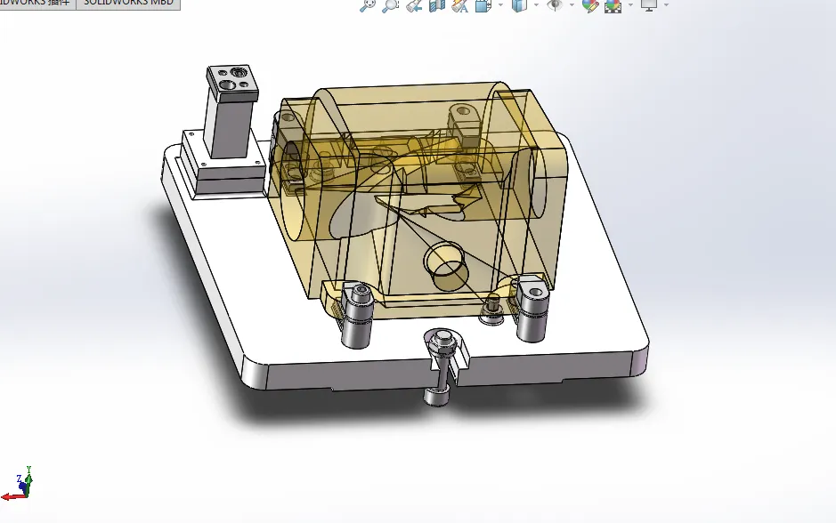 KS626C-犁刀变速箱加工工艺及铣E面夹具设计[含SW三维图]