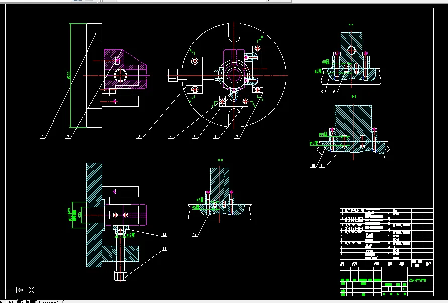 KS28-CA6140车床拨叉[831003]工艺及拉25H7花键槽夹具设计