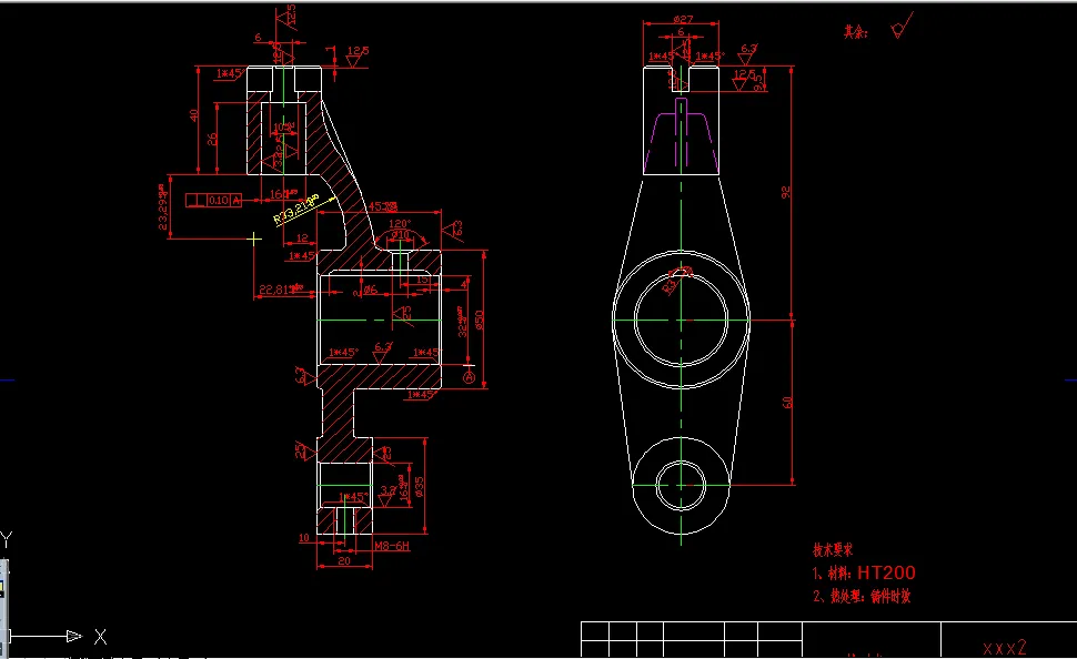 L024-推动架加工工艺及钻6孔夹具设计