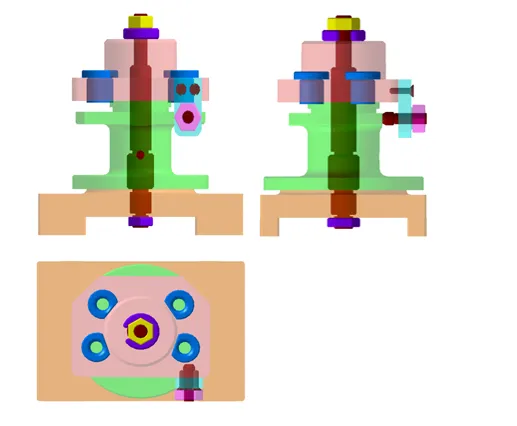 KS38-CA6140车床法兰盘[831004]工艺及钻4-Ф9孔夹具设计[含三维图]