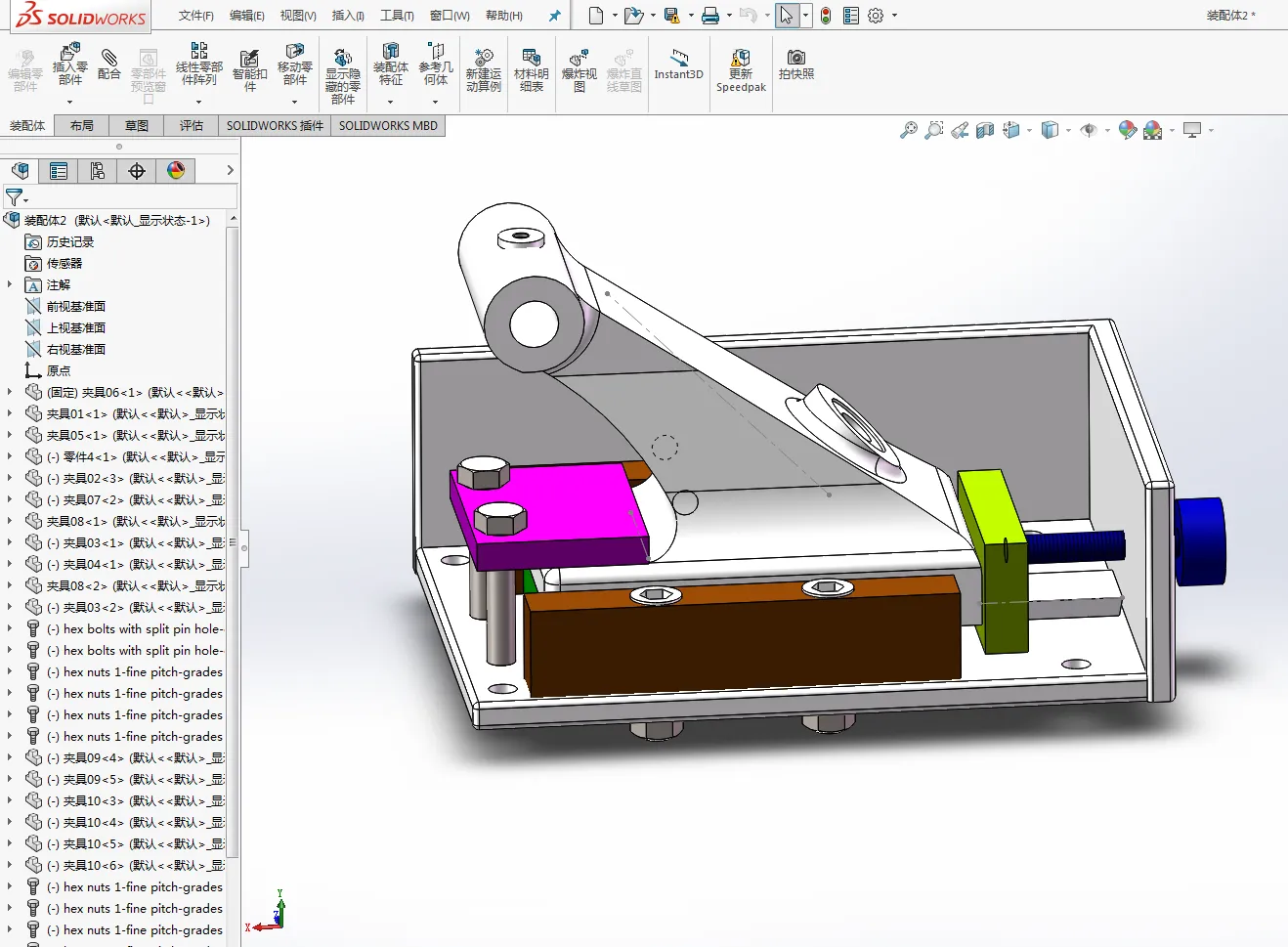 KS731N-尾座体工艺及铣削Φ17H6孔两端面专用夹具设计[含SW三维图]