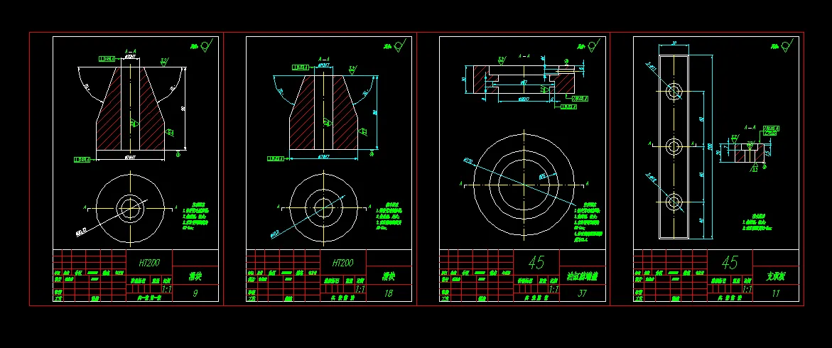 滑块和支撑板4张图
