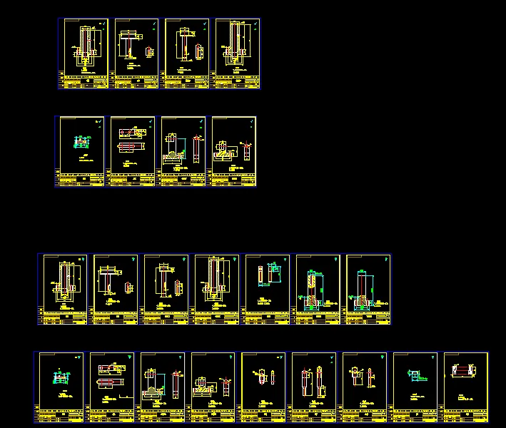 24张夹具零件图