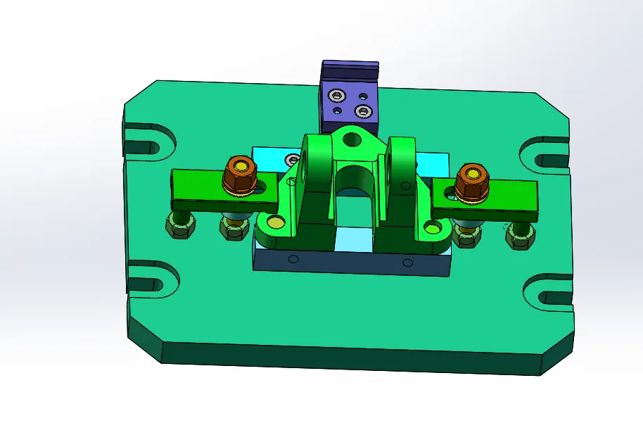 W063F-操纵杆支架加工工艺及铣36mm槽夹具设计[含SW三维图]