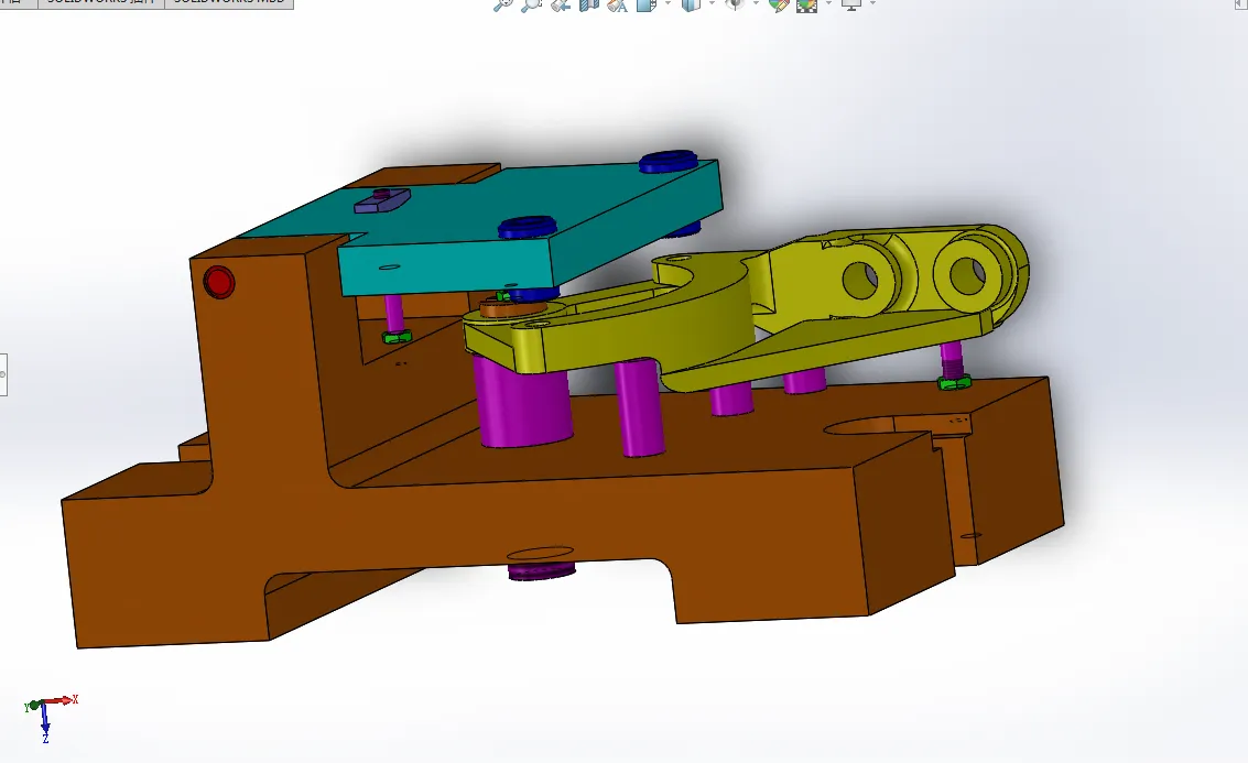 V234K-转速器盘加工工艺及钻2-φ6孔夹具设计[含SW三维图]