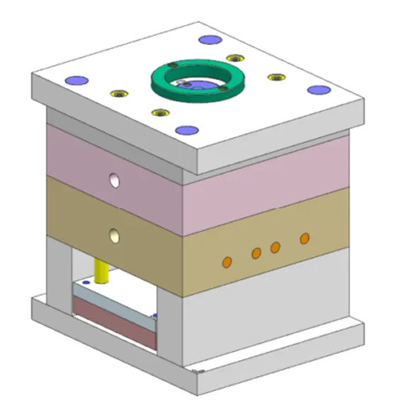 F806-乐高玩具武器箱盖的注塑模设计[含UG三维图]