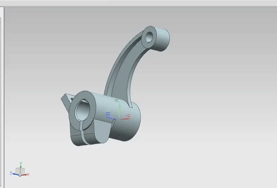 C643-弯臂零件零件的建模与工艺分析[含UG三维图]