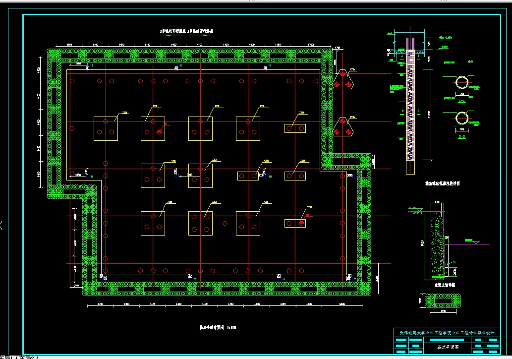 基坑平面布置图