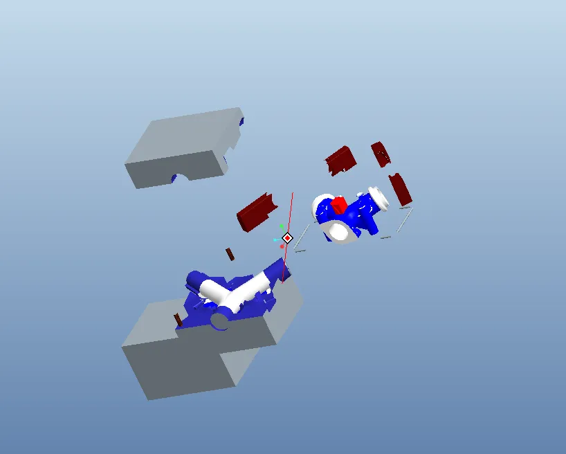 G638-连接件(347-2270)零件熔模模具的CADCAM[含Proe三维图]