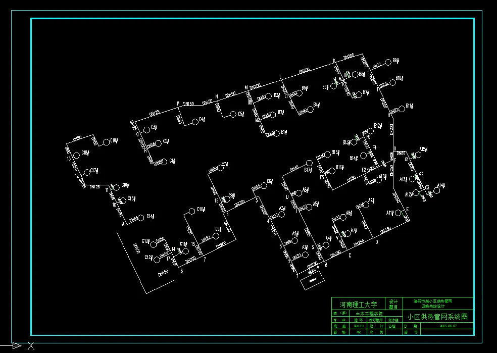 小区管网系统图
