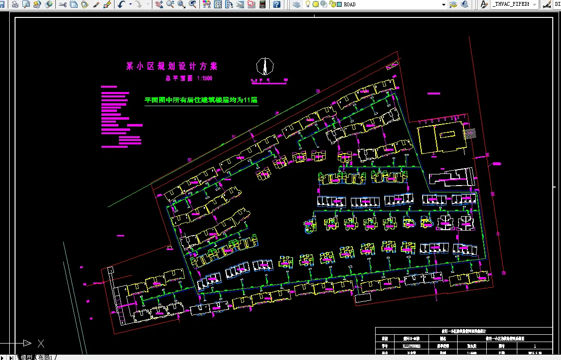 供热管网系统图