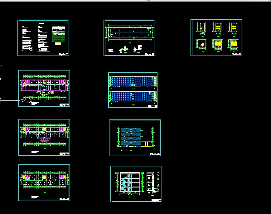 H295-孟津县建筑公司办公楼建筑与结构设计-4层4600平米