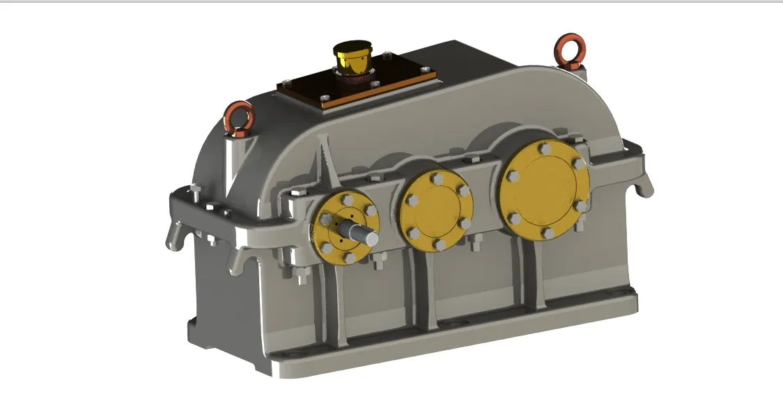 H403-带式输送机传动装置二级展开式圆柱齿轮减速器【含SW三维动画】F=1412，D=270，V=0.75ms