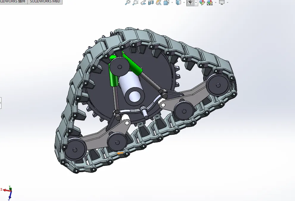 H702-全地貌轻型多功能驱动车轮设计