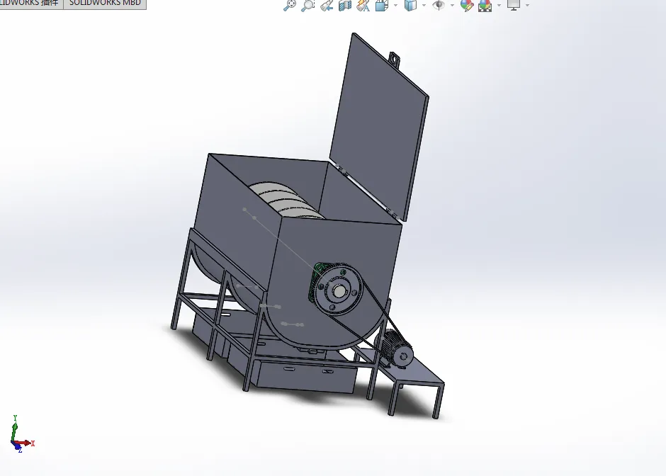 H837-双螺旋饲料搅拌机的设计[含SW三维图]