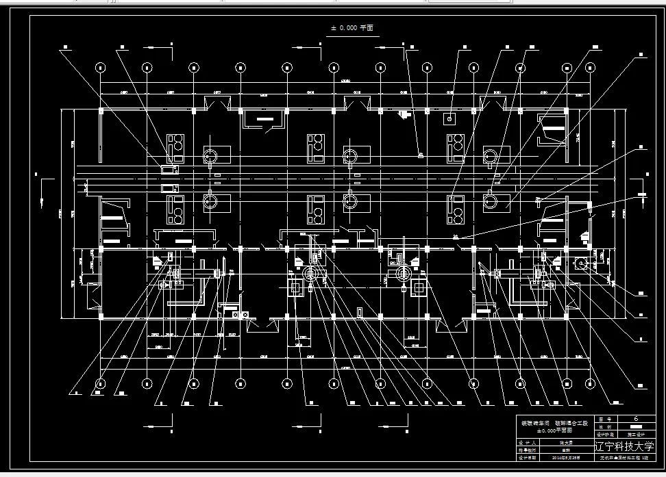 破碎混合工段平面图