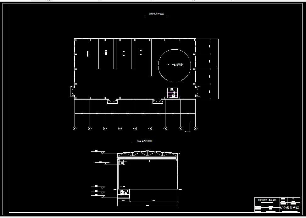 原料仓库平面图