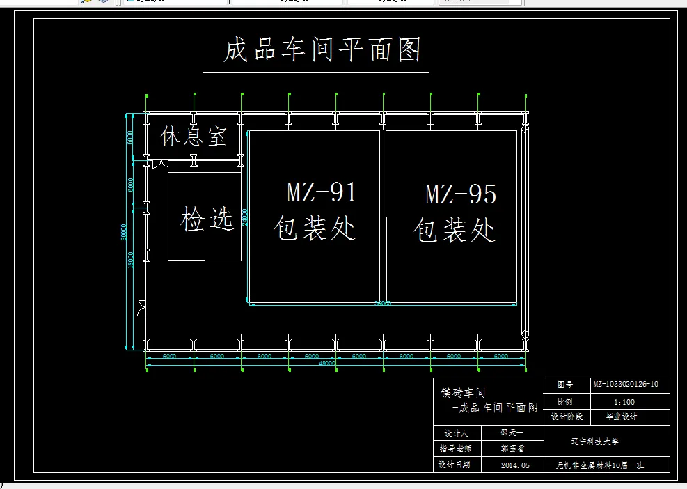 D271-年产2.4万吨镁砖生产车间的设计